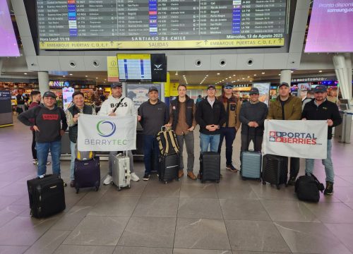 Delegación de Portalberries ya está en Brasil para la Gira Tecnológica Internacional de Frutillas